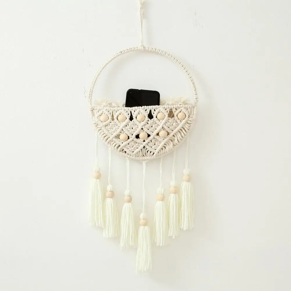 Bohemian Dried Flower Holder Net Bag Tassels Pendant Wall Art Decoration DIY Wall Pendent Weaving Dried Flower Net Bag Ornament
Bohemian Dried Flower Holder Net Bag Tassels Pendant Wall Art Decoration DIY Wall Pendent Weaving Dried Flower Net Bag Ornament
