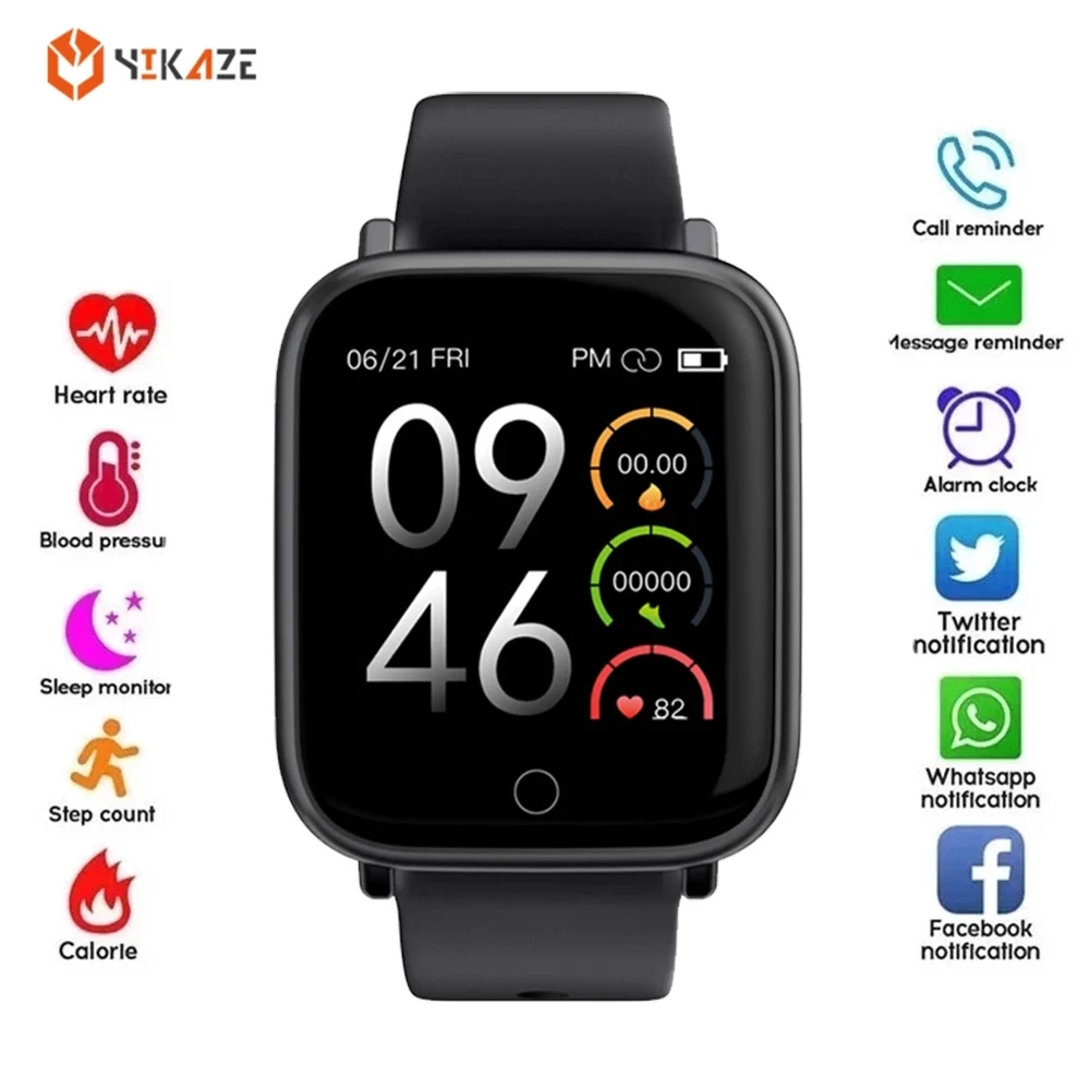 2021 Sports Smart Watch Men Women Blood Pressure Heart Rate Fitness Tracker Bracelet Waterproof Smartwatch Watch for Android IOS
2021 Sports Smart Watch Men Women Blood Pressure Heart Rate Fitness Tracker Bracelet Waterproof Smartwatch Watch for Android IOS