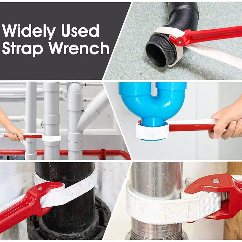 New 12'' Oil Filter Handle Belt Strap Anti-sliding Wrench Non-slip Aluminium Handle Firm Grip Easy To Use Wrench
New 12'' Oil Filter Handle Belt Strap Anti-sliding Wrench Non-slip Aluminium Handle Firm Grip Easy To Use Wrench