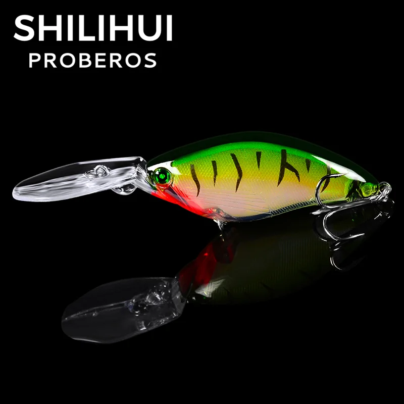 SHILIHUI 1pcs Crankbait Fishing Lure 11.2cm-4.41"/18.5g-0.65oz Lures Artificial Bass Baits 4# BKB Hook Carp Fishing Gear Tackle
SHILIHUI 1pcs Crankbait Fishing Lure 11.2cm-4.41"/18.5g-0.65oz Lures Artificial Bass Baits 4# BKB Hook Carp Fishing Gear Tackle