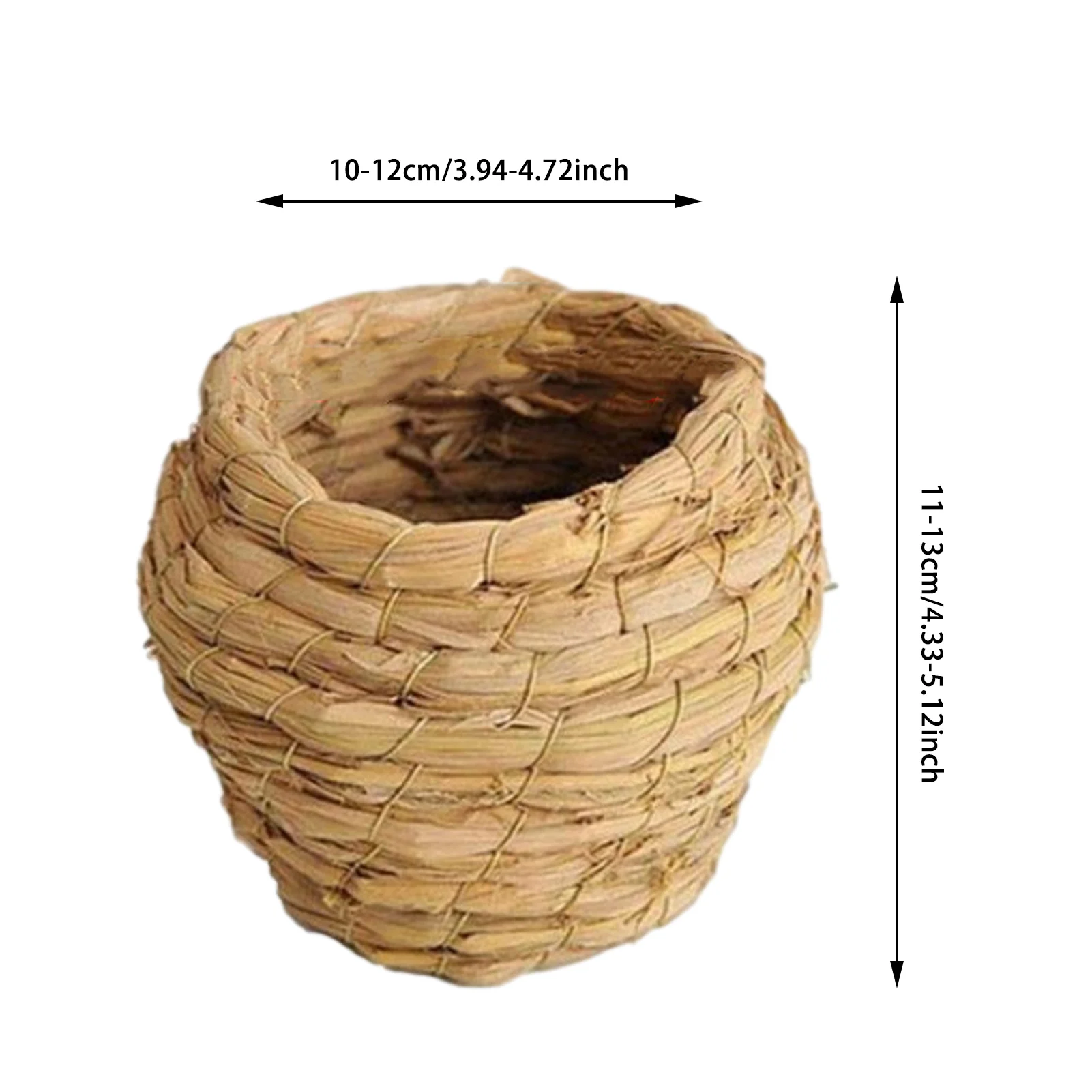 Birds Nest Bird Cage Parakeet Breeding Nest Garden Outdoor Decorative Weaved Hanging Birdhouse Nesting Hut Natural Grass
Birds Nest Bird Cage Parakeet Breeding Nest Garden Outdoor Decorative Weaved Hanging Birdhouse Nesting Hut Natural Grass