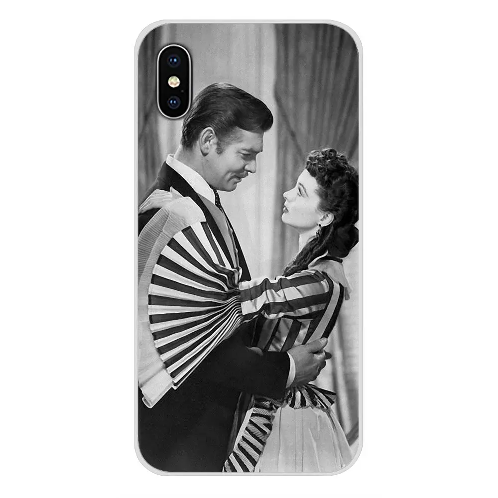 For Samsung Galaxy S2 S3 S4 S5 Mini S6 S7 Edge S8 S9 S10E Lite Plus Transparent Soft Skin Cover Classic Movie Gone with the Wind | Мобильные