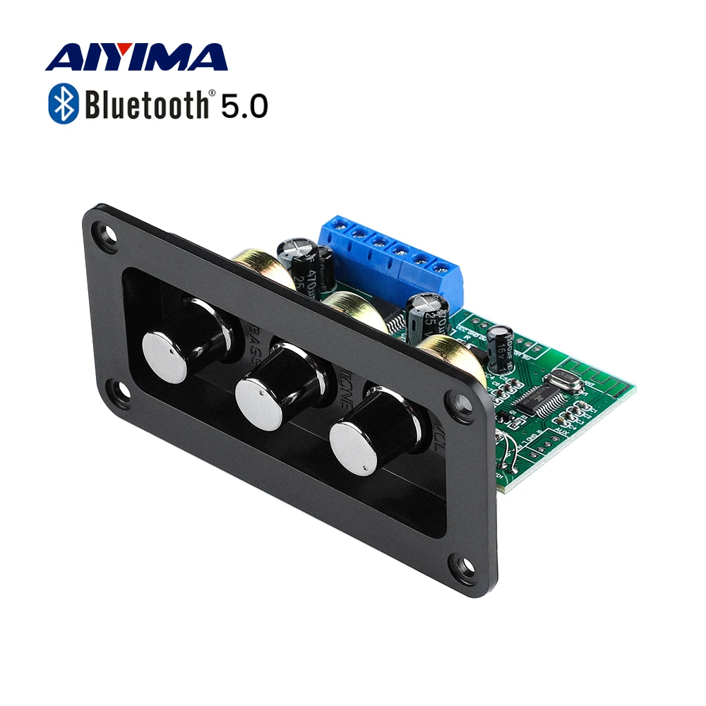 

AIYIMA Bluetooth 5.0 Subwoofer Power Amplifier Board 30W 8 Ohm Speaker Sound Amplifier Mono Amplificador With Tweeter USB Remote
