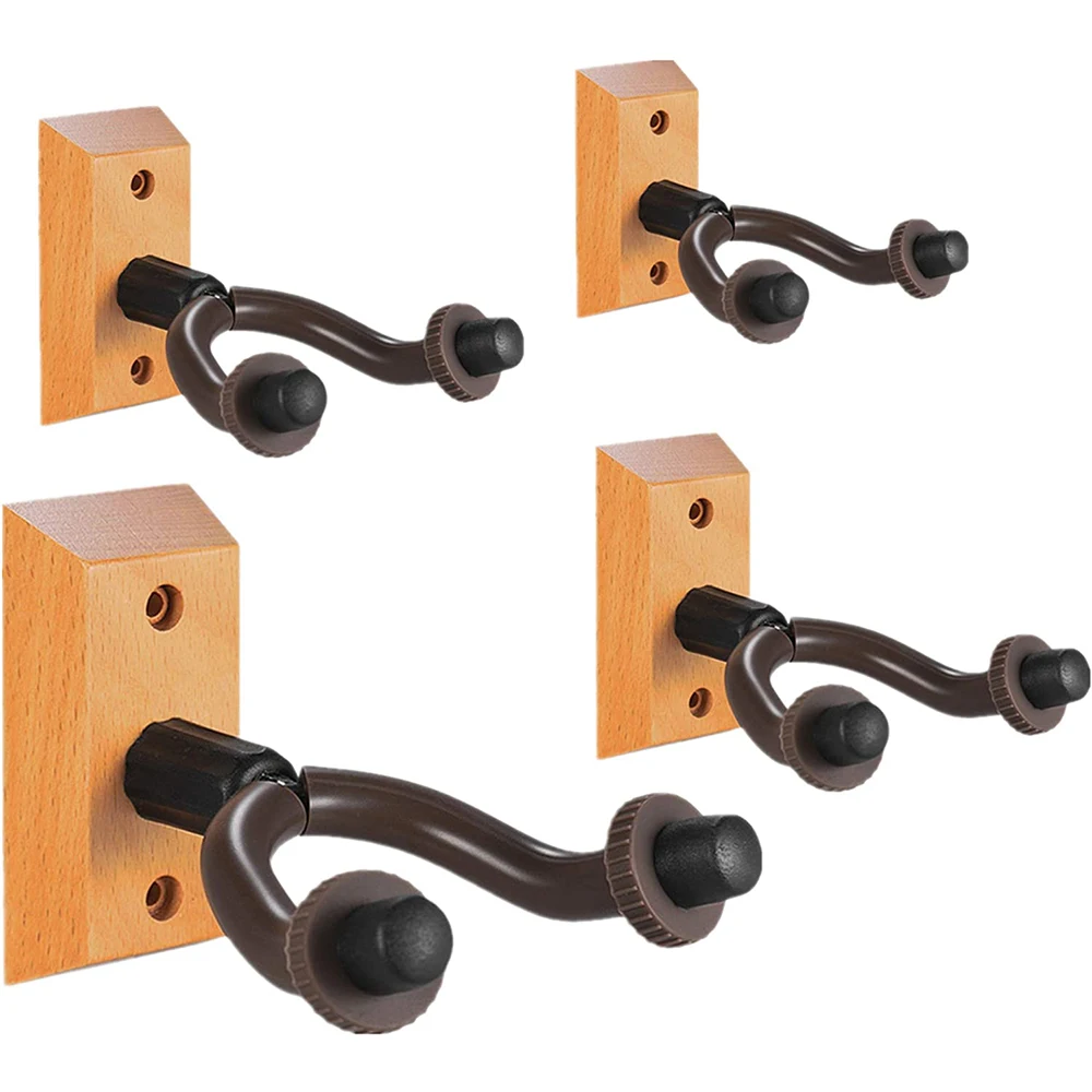 4Pcs Guitar Wall Mount Hanger Hardwood Guitar Hanger Wall Hook Holder Stand Display Fits All Size Guitars Bass Ukulele
4Pcs Guitar Wall Mount Hanger Hardwood Guitar Hanger Wall Hook Holder Stand Display Fits All Size Guitars Bass Ukulele