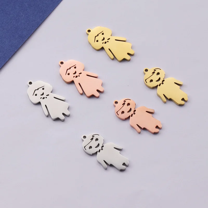 Stainless Steel Boy & Girl Charm For Jewelry Making Metal Boy & Girl Charm Family Jewelry Mirror Polished Wholesale 20pcs
Stainless Steel Boy & Girl Charm For Jewelry Making Metal Boy & Girl Charm Family Jewelry Mirror Polished Wholesale 20pcs