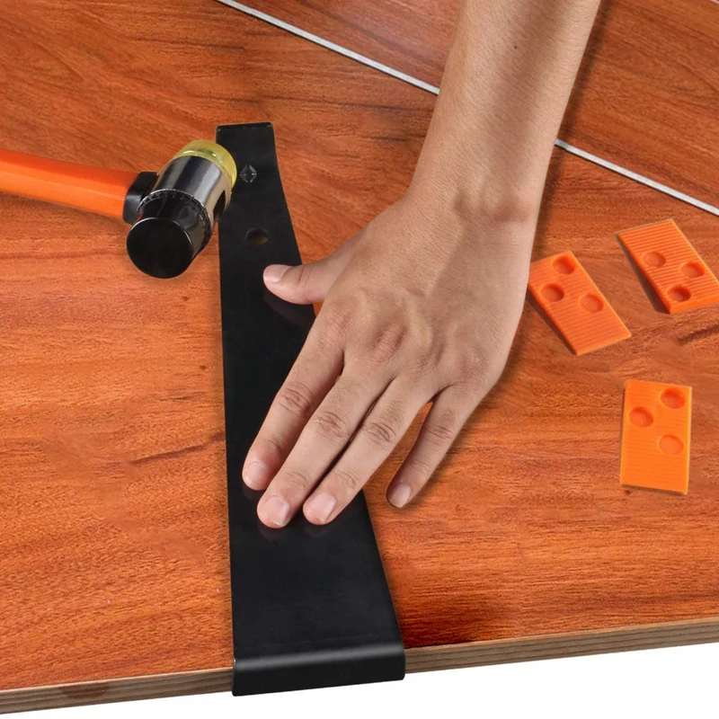 Laminated Wood Floor Installation Tool Kit with Tapping Block Rod, Reinforcement Hammer and 40 Wedge Spacers
Laminated Wood Floor Installation Tool Kit with Tapping Block Rod, Reinforcement Hammer and 40 Wedge Spacers