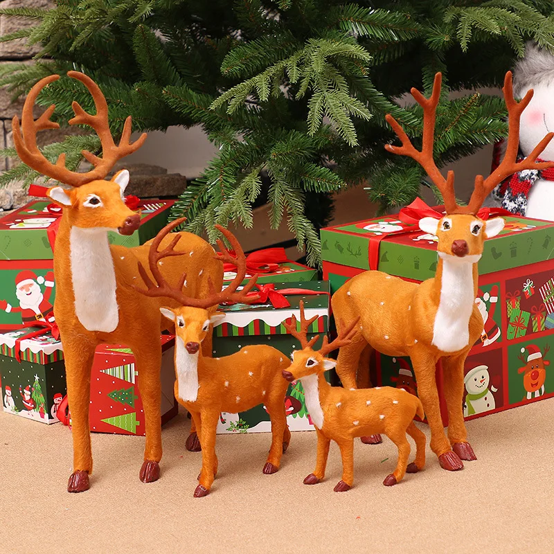 Christmas Deer 15-25cm Xmas Elk Doll Plush Simulation Reindeer For Home Navidad 2022 New Year Party Ornaments Kids Gifts
Christmas Deer 15-25cm Xmas Elk Doll Plush Simulation Reindeer For Home Navidad 2022 New Year Party Ornaments Kids Gifts