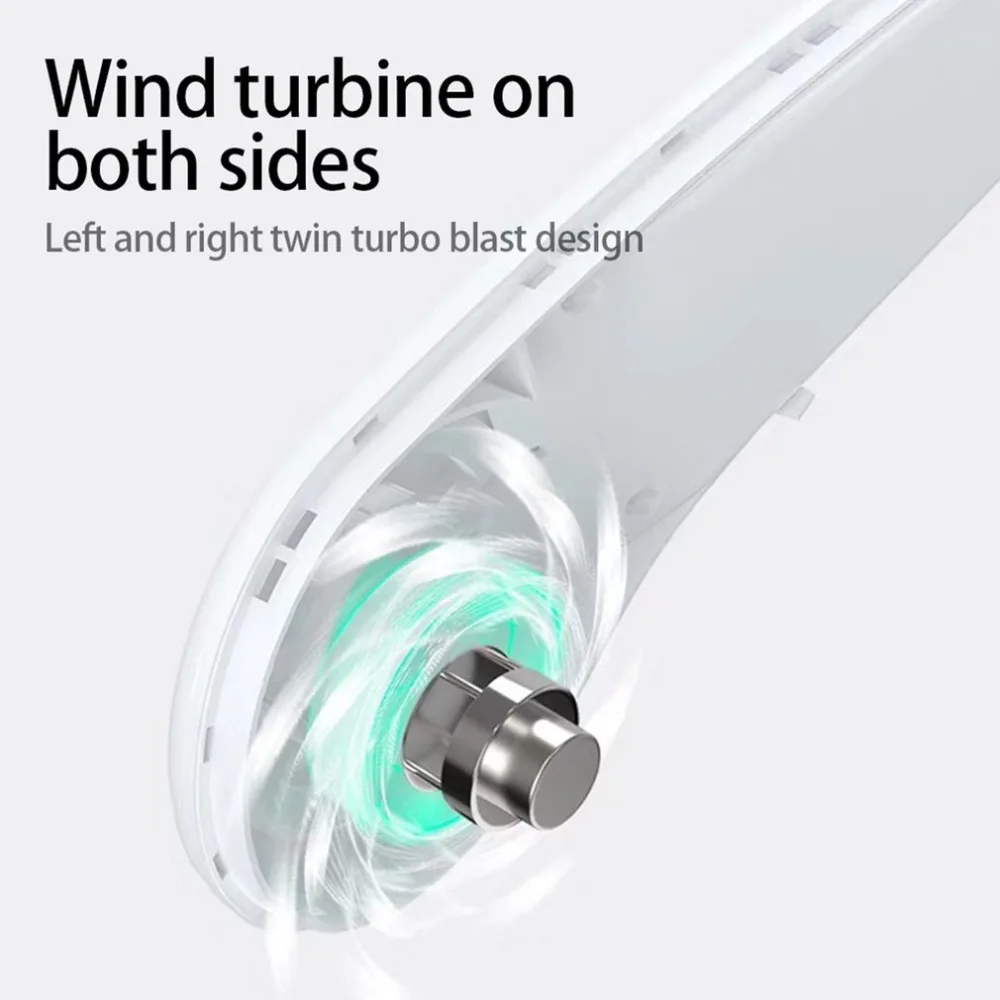 Sports Bladeless Fan USB Rechargeable Portable Air Cooling Fan Strong Wind Electric Hanging Neck Fan
Sports Bladeless Fan USB Rechargeable Portable Air Cooling Fan Strong Wind Electric Hanging Neck Fan