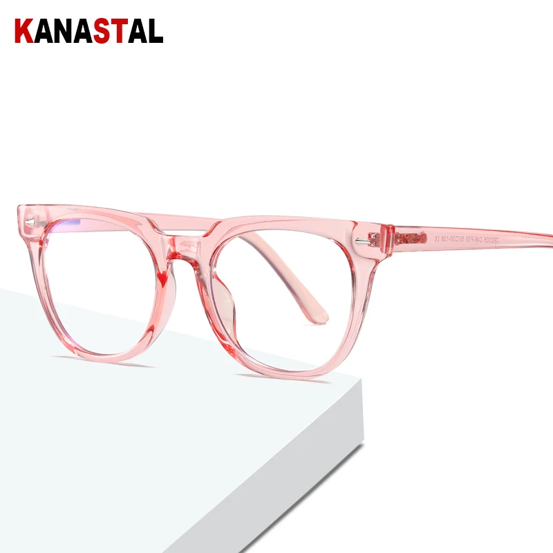 

Women's Anti Blue Light Glasses TR90 Metal Oval Eyeglasses Frames UV400 Protection Eyewear Office Computer Radiation Glasses Men