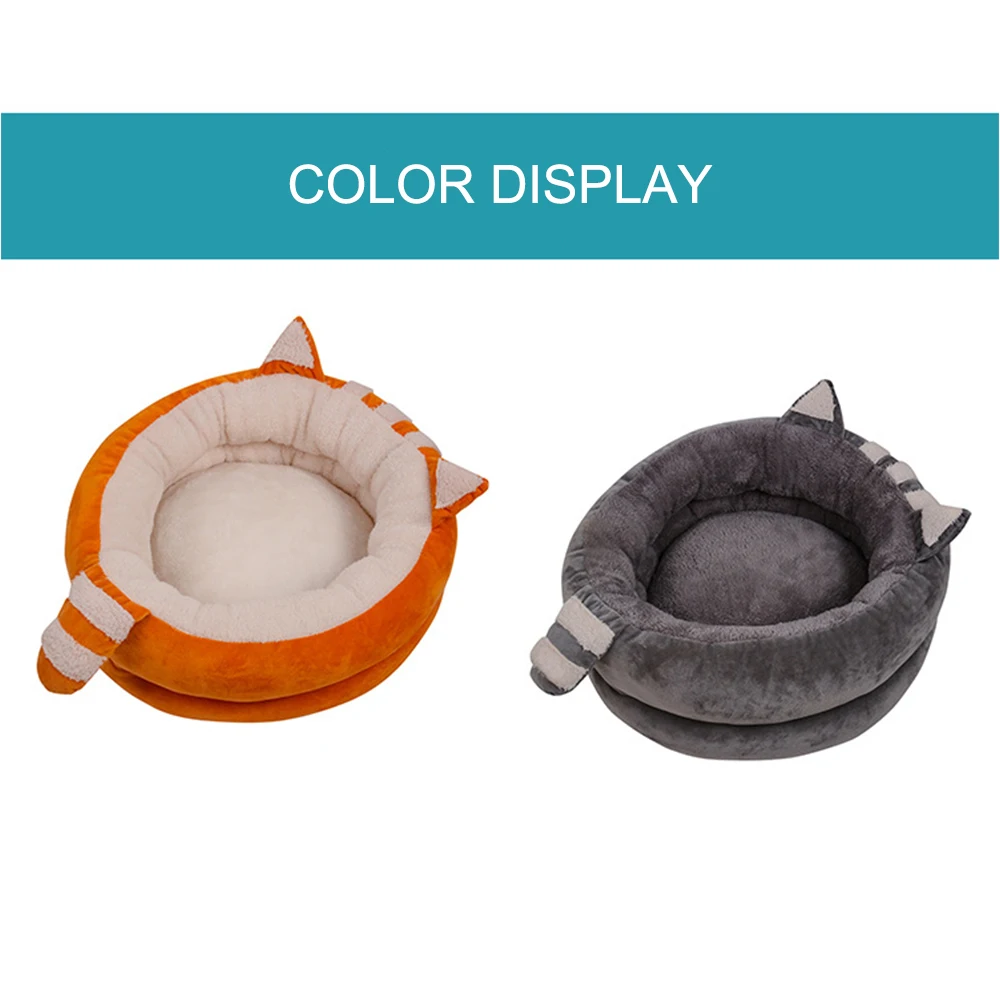 Super Soft Warming Sleeping Cat Bed Sofa Pad Cute Round Semi Closed Pet Dog Cat Nest Four Seasons Comfortable Plush Cat House
Super Soft Warming Sleeping Cat Bed Sofa Pad Cute Round Semi Closed Pet Dog Cat Nest Four Seasons Comfortable Plush Cat House