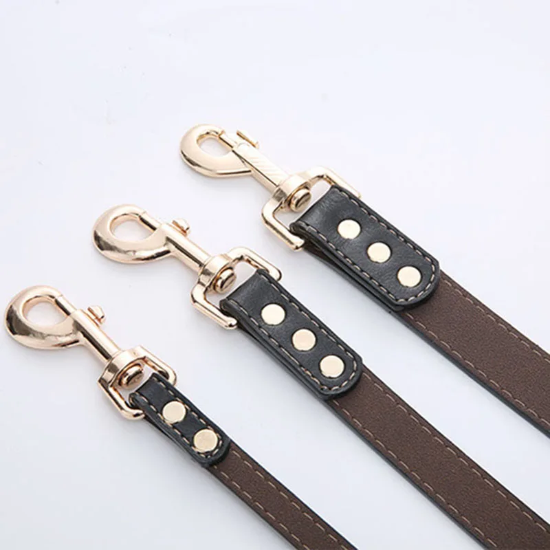 

Dog Leash Harness Leather Lead 120cm Puppy Walking Running Supplies Rope Large Dogs Medium Belt For Leashes Small Training Pet