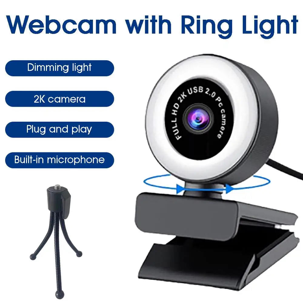 New Design Auto Foc Lighting Beautify Web Camera HD 1080P Live Broadcast Video Webcam Microphone USB Touch Adjustable Brightness
New Design Auto Foc Lighting Beautify Web Camera HD 1080P Live Broadcast Video Webcam Microphone USB Touch Adjustable Brightness