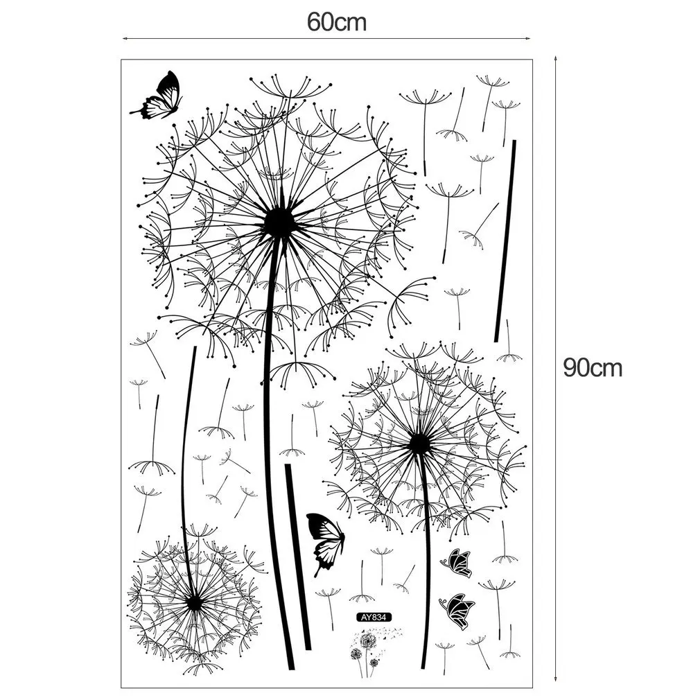 Dandelion Flower Butterfly Home Decal Wall Stickers Vinyl Living Room Sofa Background Decor Girls Women Room Window DIY Art
Dandelion Flower Butterfly Home Decal Wall Stickers Vinyl Living Room Sofa Background Decor Girls Women Room Window DIY Art