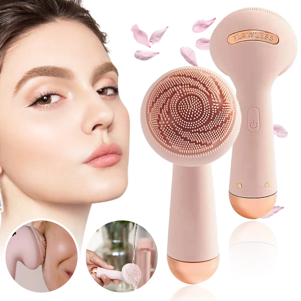Facial Cleaning Brush Soft Hair Face Massage Rechargeable Silicone Face Brush for Deep Cleaning and Massage Face Beauty Tool
Facial Cleaning Brush Soft Hair Face Massage Rechargeable Silicone Face Brush for Deep Cleaning and Massage Face Beauty Tool