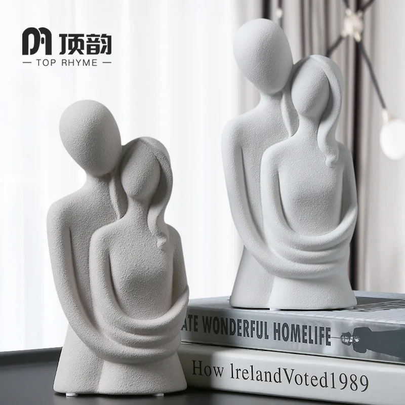 2021 New Fashion Modern Ornaments Couple Model Figurines Resin Statue Art Abstract Sculpture Home Table Counter Decorations
2021 New Fashion Modern Ornaments Couple Model Figurines Resin Statue Art Abstract Sculpture Home Table Counter Decorations
