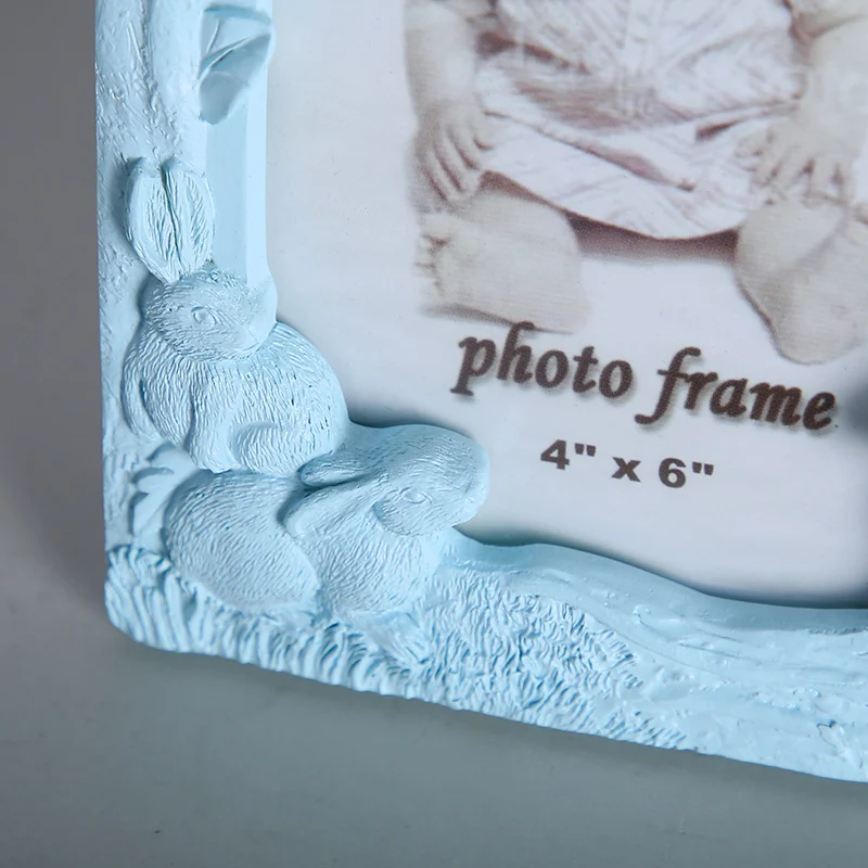 6 Inch Rabbit Painted Resin White Photo Frame Creative Home Desktop Decoration Nordic Child Portrait Picture Frame
6 Inch Rabbit Painted Resin White Photo Frame Creative Home Desktop Decoration Nordic Child Portrait Picture Frame