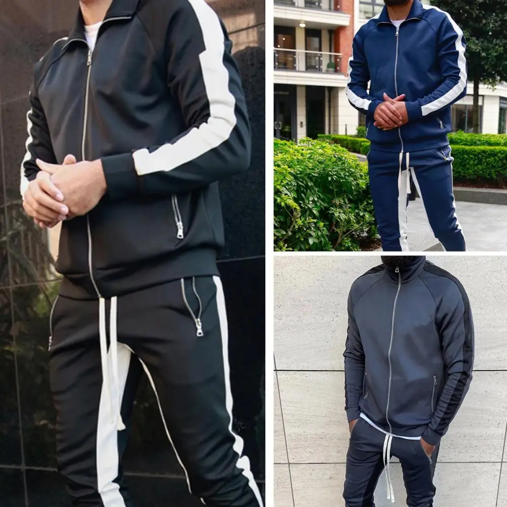 Men Sports Sweatsuits 2021 Long Sleeve Breathable Casual Full Zip Sports Jackets Pants Set for Men
Men Sports Sweatsuits 2021 Long Sleeve Breathable Casual Full Zip Sports Jackets Pants Set for Men