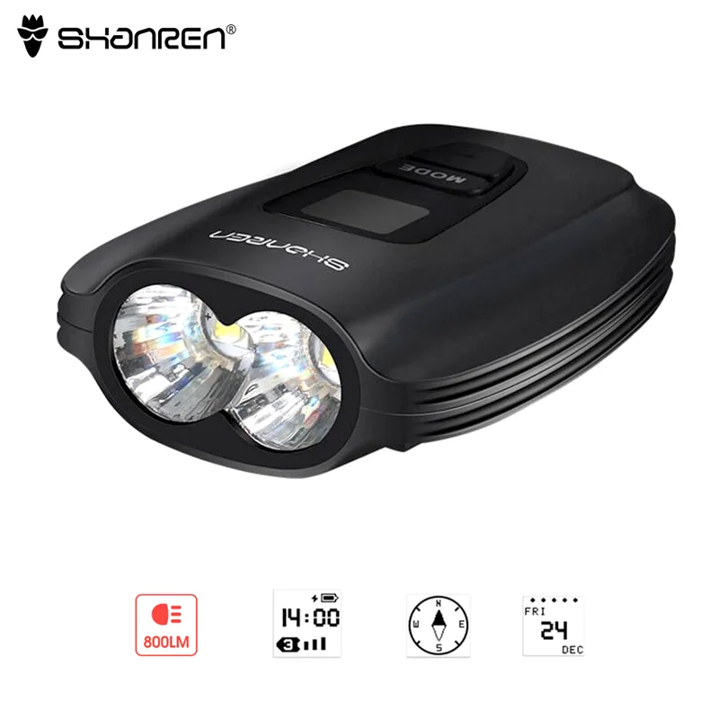 SHANREN ROVER II Bicycle Headlight USB Rechargeable 800LM Super Bright Bike Light OLED Bike Front Light
SHANREN ROVER II Bicycle Headlight USB Rechargeable 800LM Super Bright Bike Light OLED Bike Front Light
