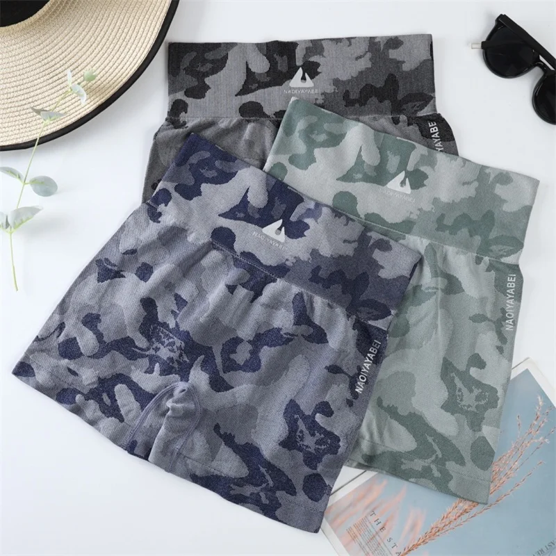 Camouflage High-waist Sports Fitness Yoga Pants Women's Summer Quick-drying Running Stretch Three-point Shorts Women Leggings
Camouflage High-waist Sports Fitness Yoga Pants Women's Summer Quick-drying Running Stretch Three-point Shorts Women Leggings