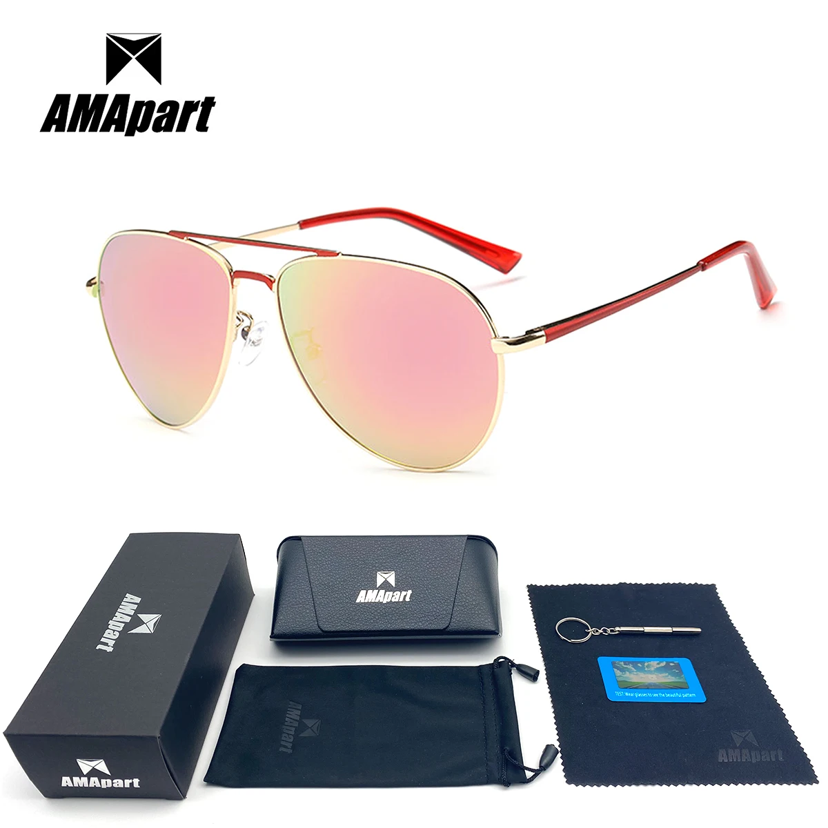 AMApart High Quality Polarized Sunglasses For Men Women Driving Fishing Sports Outdoors UV400 Protection Anti-Glare
AMApart High Quality Polarized Sunglasses For Men Women Driving Fishing Sports Outdoors UV400 Protection Anti-Glare