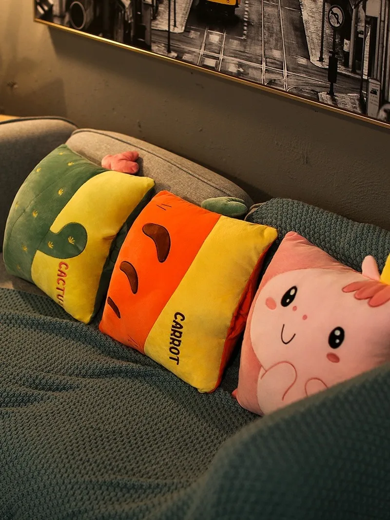 Pillow Quilt Dual-Purpose Blanket Car Load Back Cushion Sofa Pillow Three-in-One Office Nap Break Artifact Cushion quilt
Pillow Quilt Dual-Purpose Blanket Car Load Back Cushion Sofa Pillow Three-in-One Office Nap Break Artifact Cushion quilt