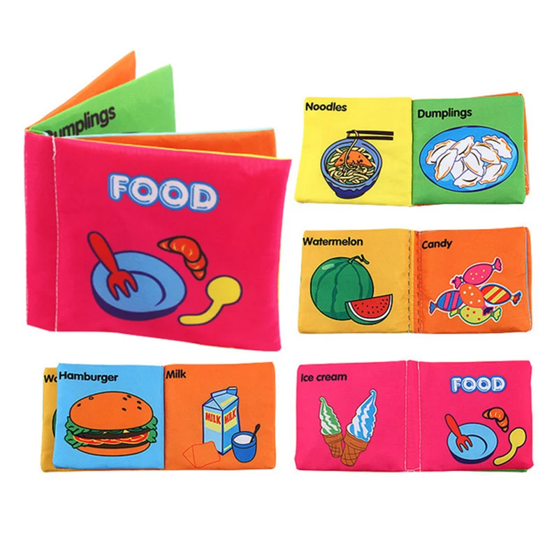 Baby Cloth Book Cartoon Newborn Intelligence Development Soft Quiet Book Set Early Learning Educational Toys For Kids
Baby Cloth Book Cartoon Newborn Intelligence Development Soft Quiet Book Set Early Learning Educational Toys For Kids