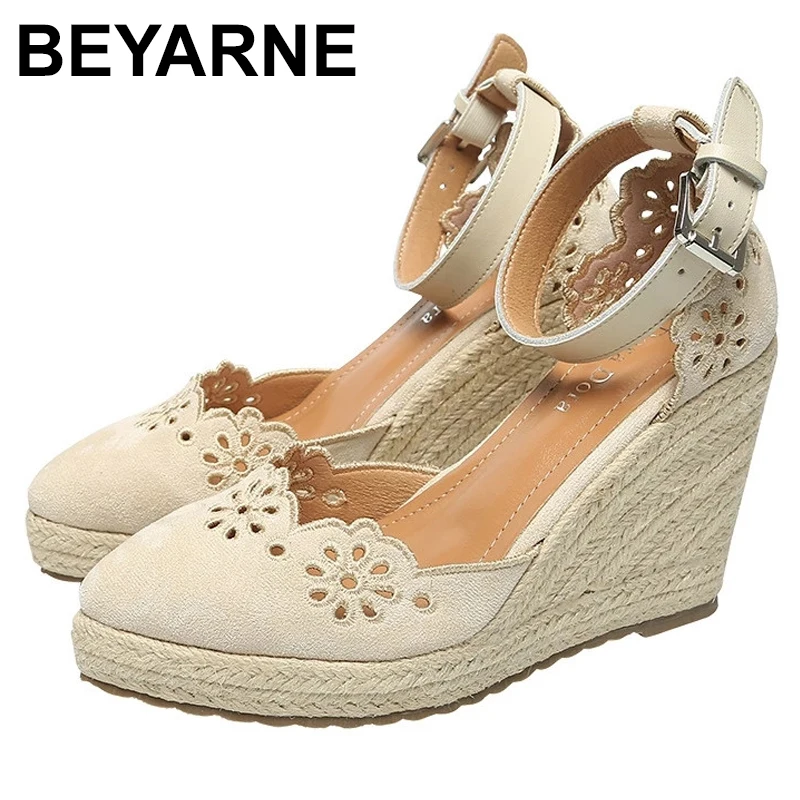 BEYARNEWomen's Espadrilles Wedge 2021New Sandals Skirt Hollow Single Shoes Women's Fashion Pointed High Heels Thick Bottom Straw 
BEYARNEWomen's Espadrilles Wedge 2021New Sandals Skirt Hollow Single Shoes Women's Fashion Pointed High Heels Thick Bottom Straw