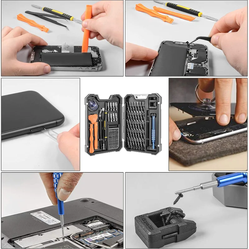 Screwdriver Kit 51 in 1 Precision Magnetic Bits DIY Dismountable Screw Driver Set Mini Tool Case For Smart Home PC Phone Repair
Screwdriver Kit 51 in 1 Precision Magnetic Bits DIY Dismountable Screw Driver Set Mini Tool Case For Smart Home PC Phone Repair