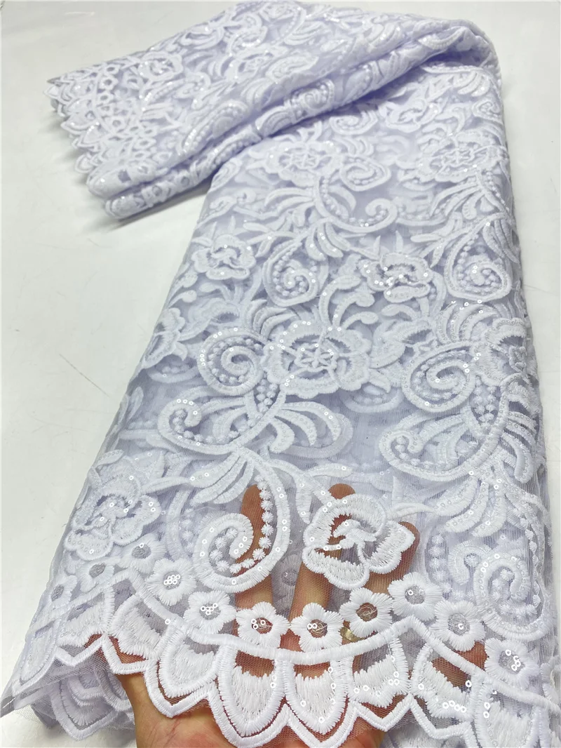 African Lace Fabric 2020 High Quality Sequins Lace French Lace Fabric Bridal Nigerian Lace Fabrics For Wedding Sewing YA3782B-2
African Lace Fabric 2020 High Quality Sequins Lace French Lace Fabric Bridal Nigerian Lace Fabrics For Wedding Sewing YA3782B-2