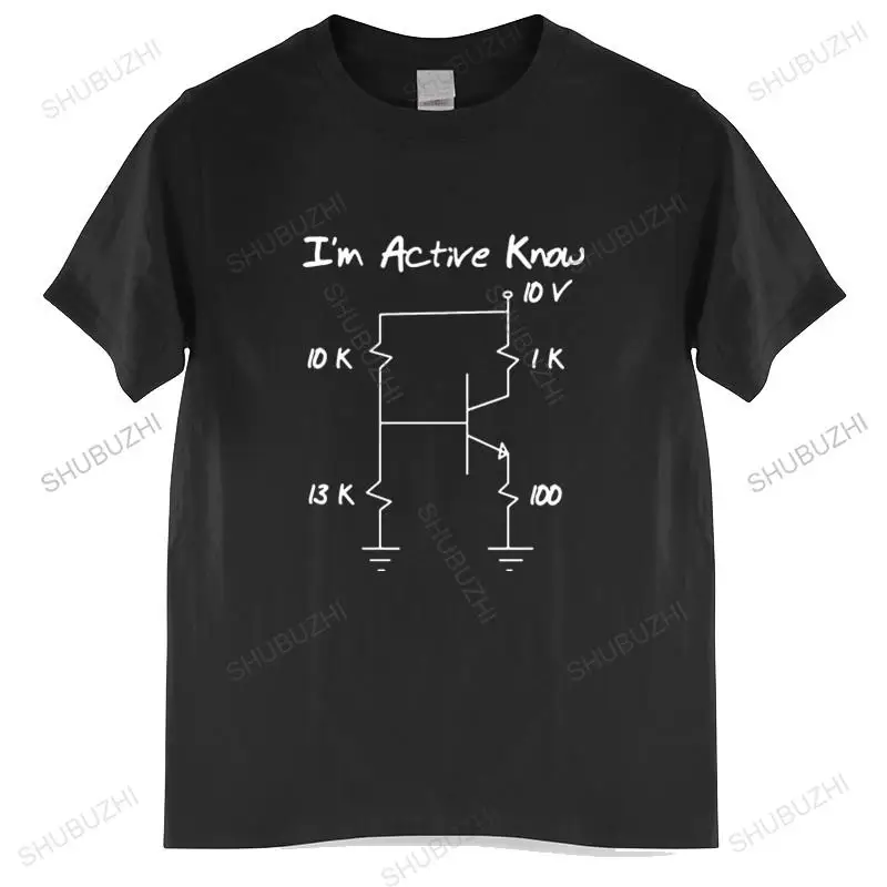 Men Cotton T Shirt Summer Brand Tshirt Customize Funny Electronic Engineer Transistor I Am Active tee-shirt homme tops
Men Cotton T Shirt Summer Brand Tshirt Customize Funny Electronic Engineer Transistor I Am Active tee-shirt homme tops