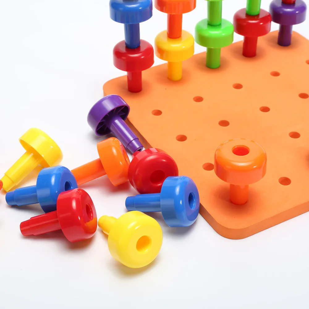 30PCS Building Block Set Nail Board Set Montessori Therapy Fine Electric Toys For Toddler Nail Board Children's Educational Toys
30PCS Building Block Set Nail Board Set Montessori Therapy Fine Electric Toys For Toddler Nail Board Children's Educational Toys