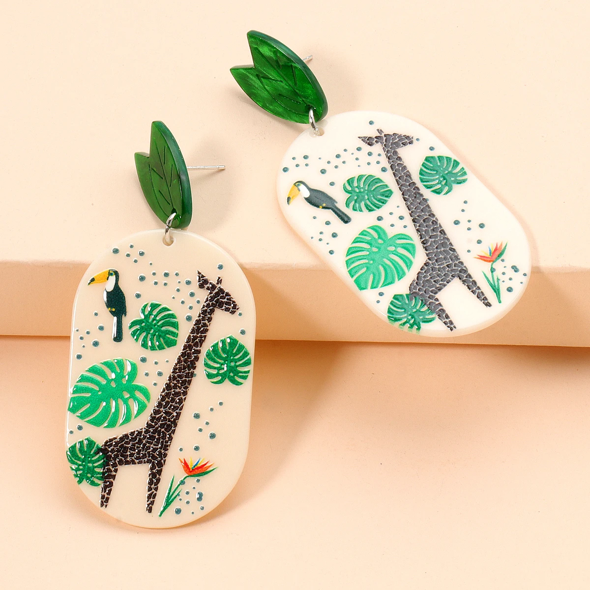 Green Resin Earrings Cute Animal Big Statement Pendant Jewelry Classic Party Statement Ear Rings For Women 2021
Green Resin Earrings Cute Animal Big Statement Pendant Jewelry Classic Party Statement Ear Rings For Women 2021