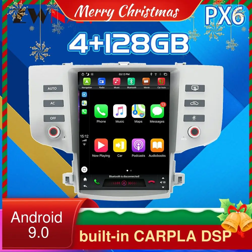 Android 9.0 PX6 Tesla Style Car GPS Navigation For Toyota Reiz 2005-2009 Stereo Head unit Multimedia Player Auto Radio Carplay
Android 9.0 PX6 Tesla Style Car GPS Navigation For Toyota Reiz 2005-2009 Stereo Head unit Multimedia Player Auto Radio Carplay