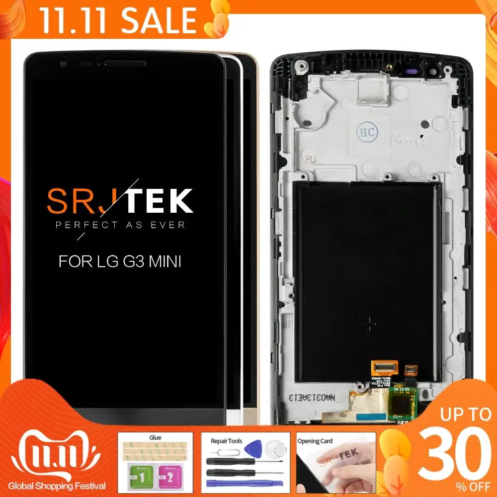 100% протестированный 5,0 "1280x720 оригинальный для LG G3 Mini ЖК-дисплей дигитайзер замена в сборе экран G3S D722 D724 ЖК
100% протестированный 5,0 "1280x720 оригинальный для LG G3 Mini ЖК-дисплей дигитайзер замена в сборе экран G3S D722 D724 ЖК