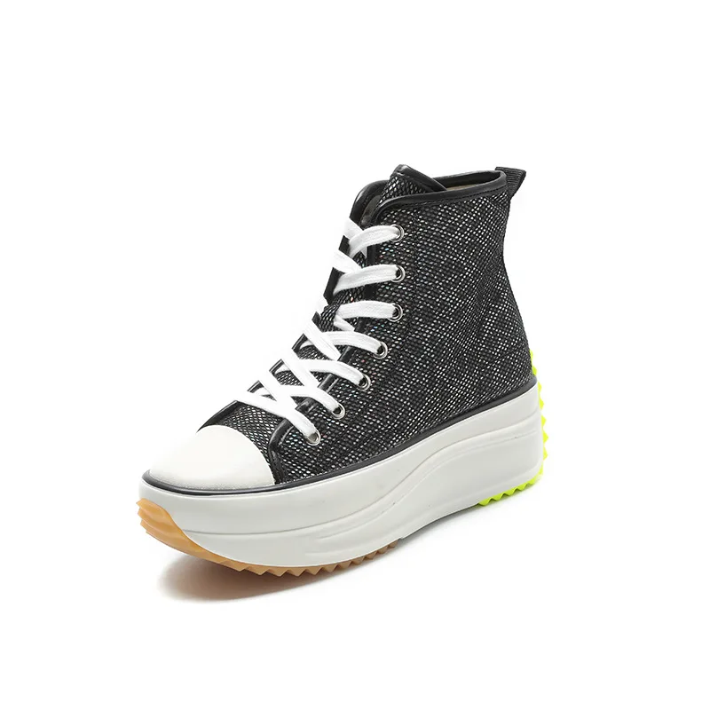 Canvas Shoes Women Fashion Trainers Women High Top Sneaker Lady Spring Autumn Female Footwear Breathable Sneakers Platform Shoes 
Canvas Shoes Women Fashion Trainers Women High Top Sneaker Lady Spring Autumn Female Footwear Breathable Sneakers Platform Shoes