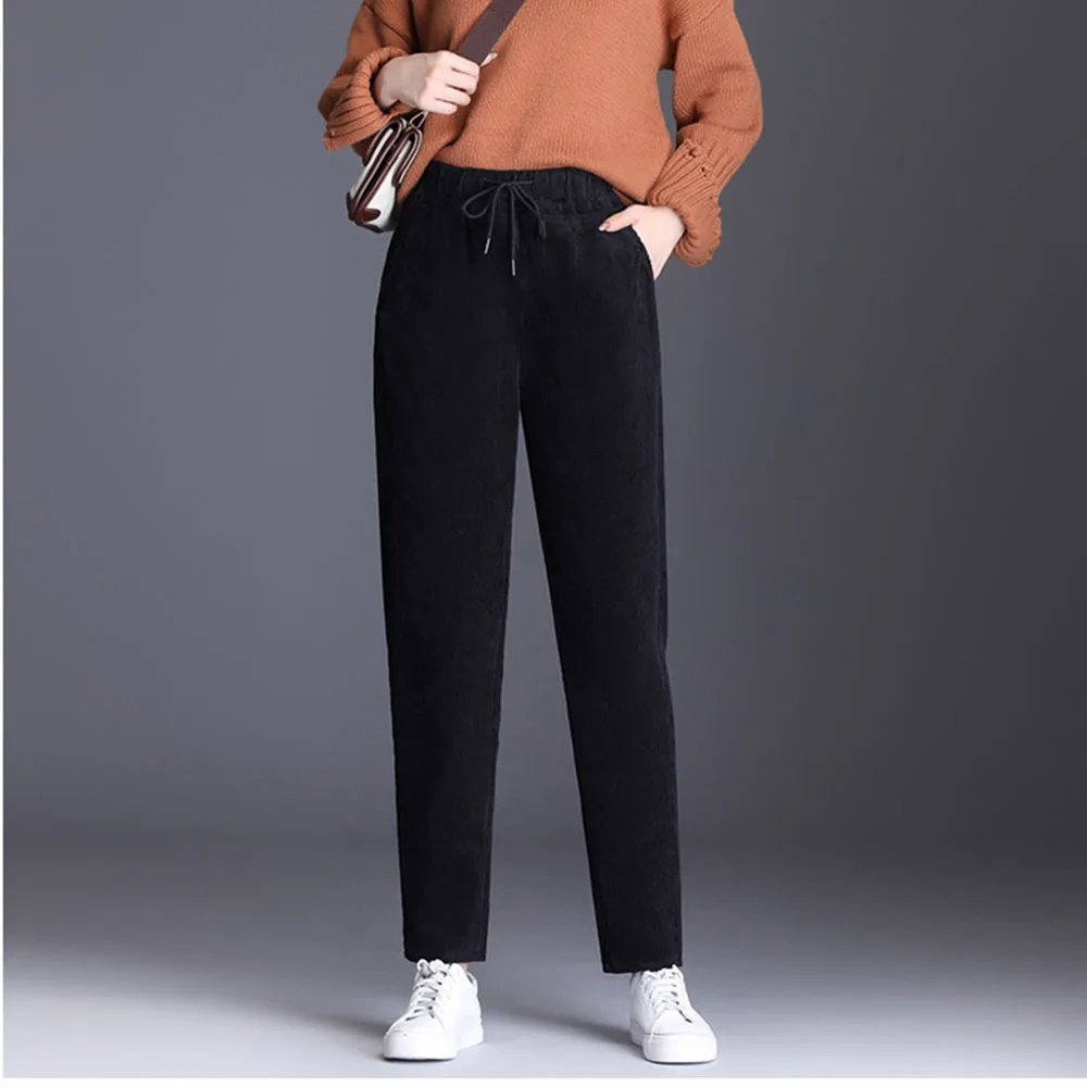 2019 Autumn Winter Corduroy Pants Women Stretch Women Loose High Waist Pants Corduroy Trousers Womens Cotton Women's Pants Plus
2019 Autumn Winter Corduroy Pants Women Stretch Women Loose High Waist Pants Corduroy Trousers Womens Cotton Women's Pants Plus