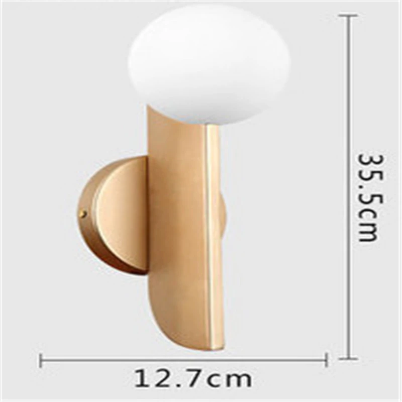 Postmodern Decorative Wall Lamp Ball Glass Minimalist Creative Living or Dining Room Bedroom Bedside Study Milk White LED Bulbs
Postmodern Decorative Wall Lamp Ball Glass Minimalist Creative Living or Dining Room Bedroom Bedside Study Milk White LED Bulbs