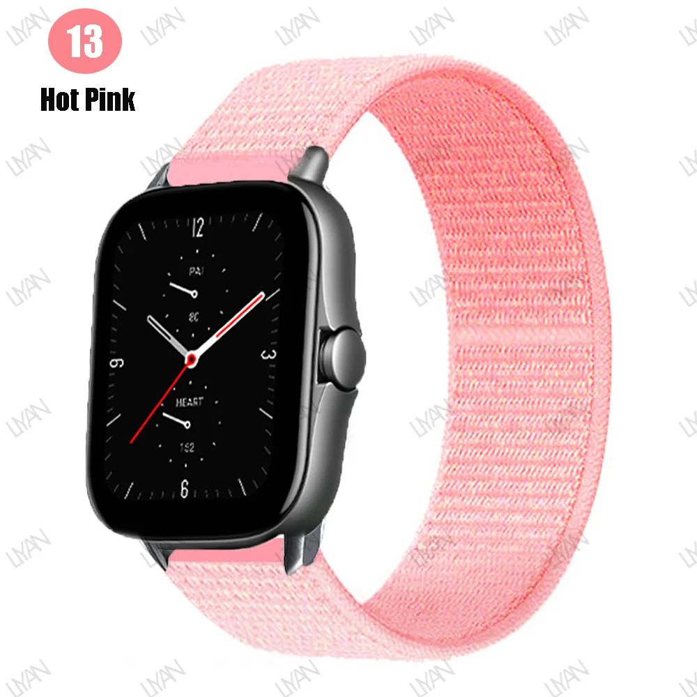 20mm/22mm Nylon band For Amazfit GTS/2/2e/GTS2 Mini/GTR 42mm/47mm/GTR2/2e/stratos 2/3 Nylon Loop belt Bracelet Amazfit bip strap
20mm/22mm Nylon band For Amazfit GTS/2/2e/GTS2 Mini/GTR 42mm/47mm/GTR2/2e/stratos 2/3 Nylon Loop belt Bracelet Amazfit bip strap