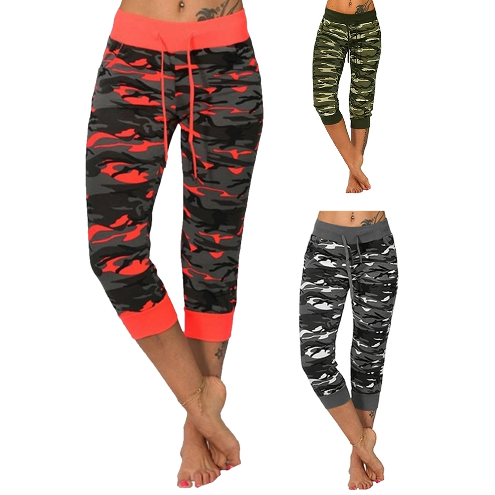 2020 Fashion Women Summer Pants Women Trousers Women Camouflage Drawstring Capri Pants Sports Fitness Skinny Cropped Trousers
2020 Fashion Women Summer Pants Women Trousers Women Camouflage Drawstring Capri Pants Sports Fitness Skinny Cropped Trousers