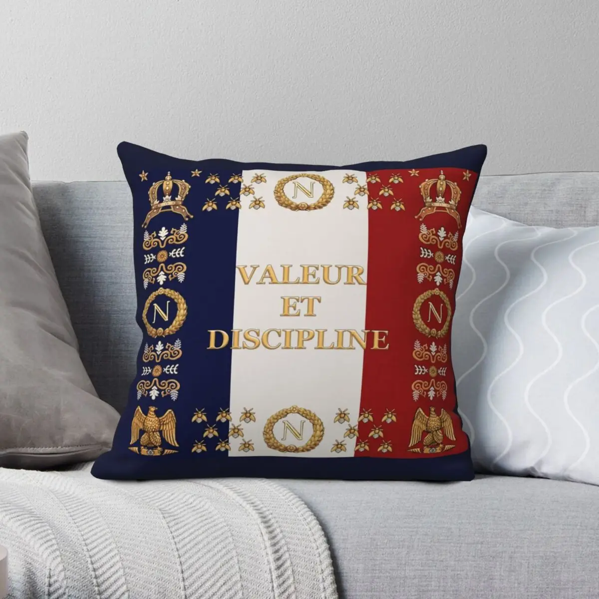 Napoleonic French Regimental Flag Pillowcase Polyester Linen Velvet Printed Zip Decor Throw Pillow Case Home Cushion Cover 18"
Napoleonic French Regimental Flag Pillowcase Polyester Linen Velvet Printed Zip Decor Throw Pillow Case Home Cushion Cover 18"