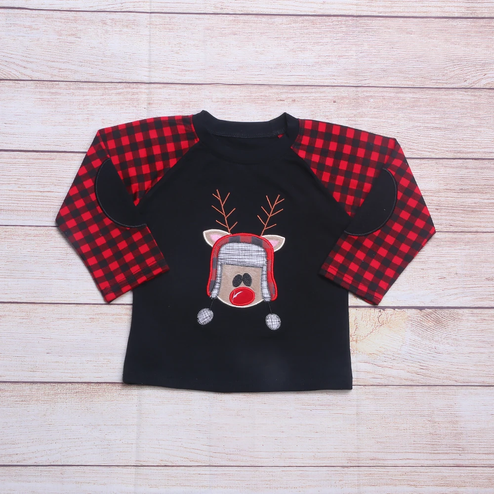Factory New Style Long Sleeve Plaid T Shirt Children Embroidery Black Clothes Baby Boy Checkered Blouse For 2021 Christmas Festi
Factory New Style Long Sleeve Plaid T Shirt Children Embroidery Black Clothes Baby Boy Checkered Blouse For 2021 Christmas Festi