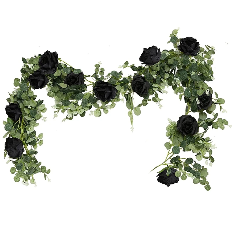 6,23 средства ухода за кожей стоп искусственный эвкалипта гирлянда с черными розами искусственная зелени листьев эвкалипта роза лоза для сам... 
6,23 средства ухода за кожей стоп искусственный эвкалипта гирлянда с черными розами искусственная зелени листьев эвкалипта роза лоза для сам...