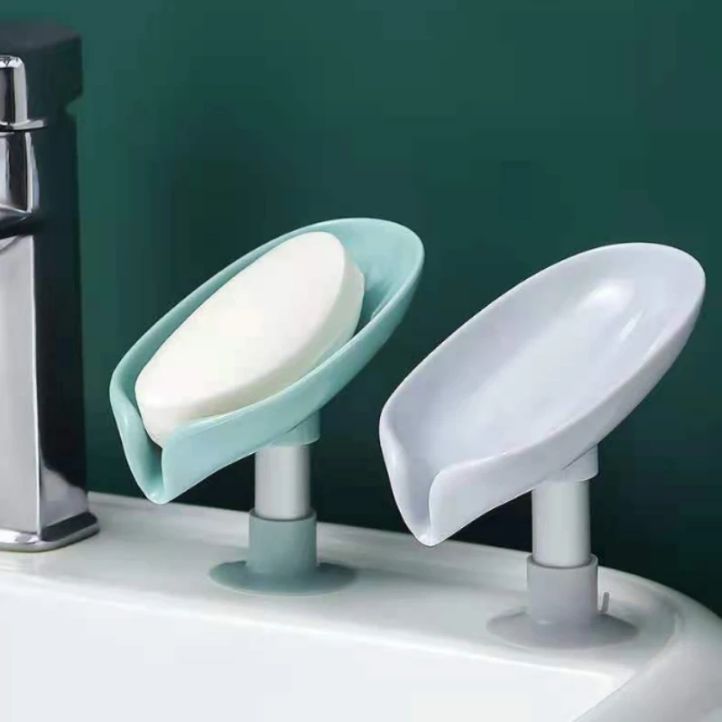 Leaf-shaped Soap Dish Box Soap Holder Drain Rack Toilet Soap Box Perforated Free Standing Suction Cup Travel Bathroom Accessorie
Leaf-shaped Soap Dish Box Soap Holder Drain Rack Toilet Soap Box Perforated Free Standing Suction Cup Travel Bathroom Accessorie