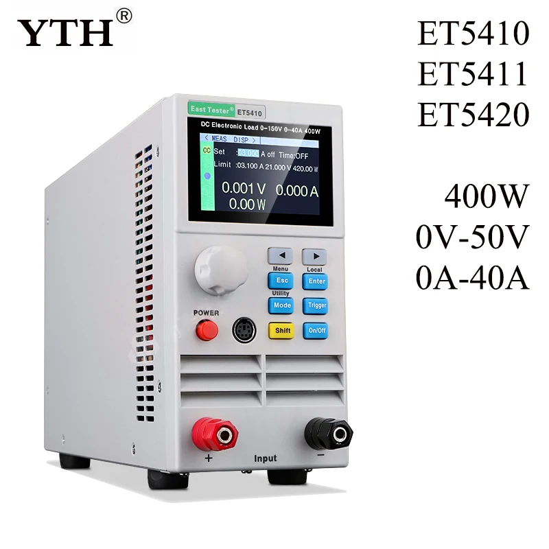 YTH 400 Вт 150 в 40 А/15 а профессиональный программируемый электронный тестер нагрузки аккумулятора постоянного тока измеритель нагрузки Электр...
YTH 400 Вт 150 в 40 А/15 а профессиональный программируемый электронный тестер нагрузки аккумулятора постоянного тока измеритель нагрузки Электр...