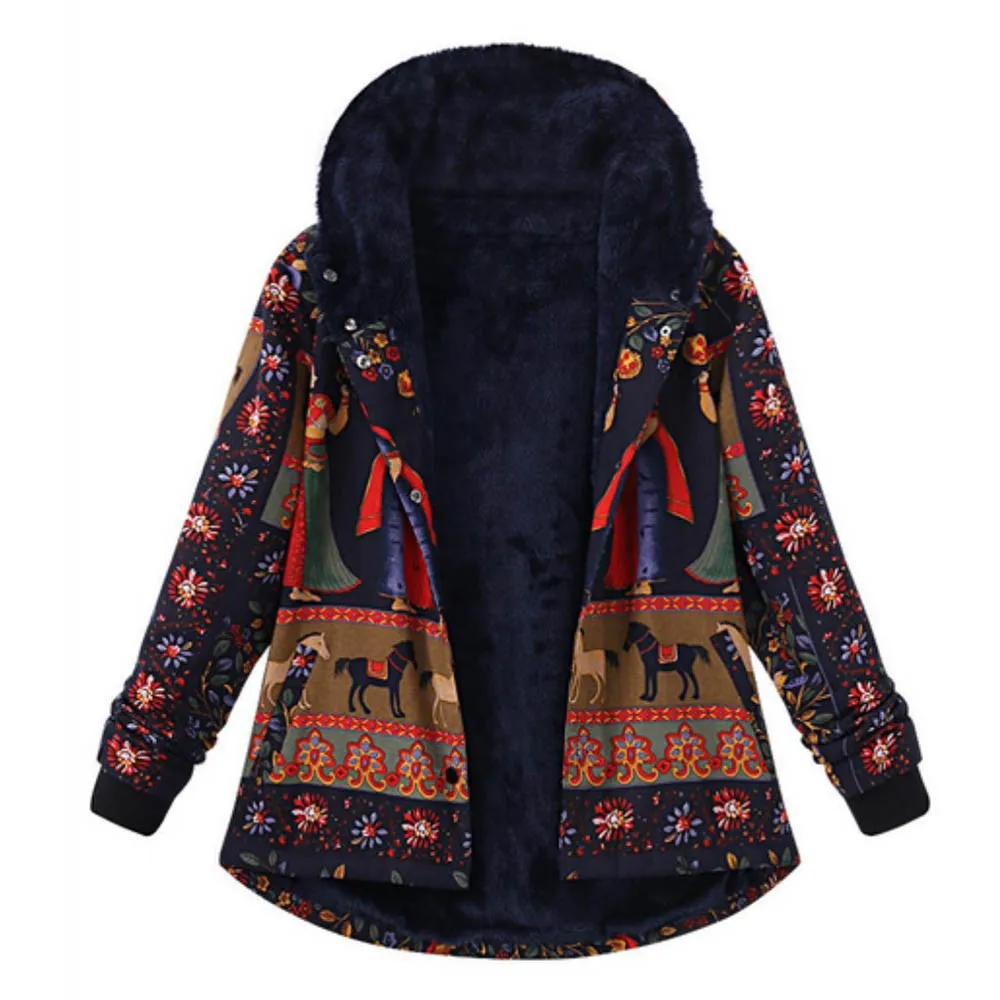 Plus Size Women Parkas Winter Coats Hooded Thicker Cotton Warm Female Jacket Fashion Long Sleeve Coat Outwear 4XL Printed
Plus Size Women Parkas Winter Coats Hooded Thicker Cotton Warm Female Jacket Fashion Long Sleeve Coat Outwear 4XL Printed