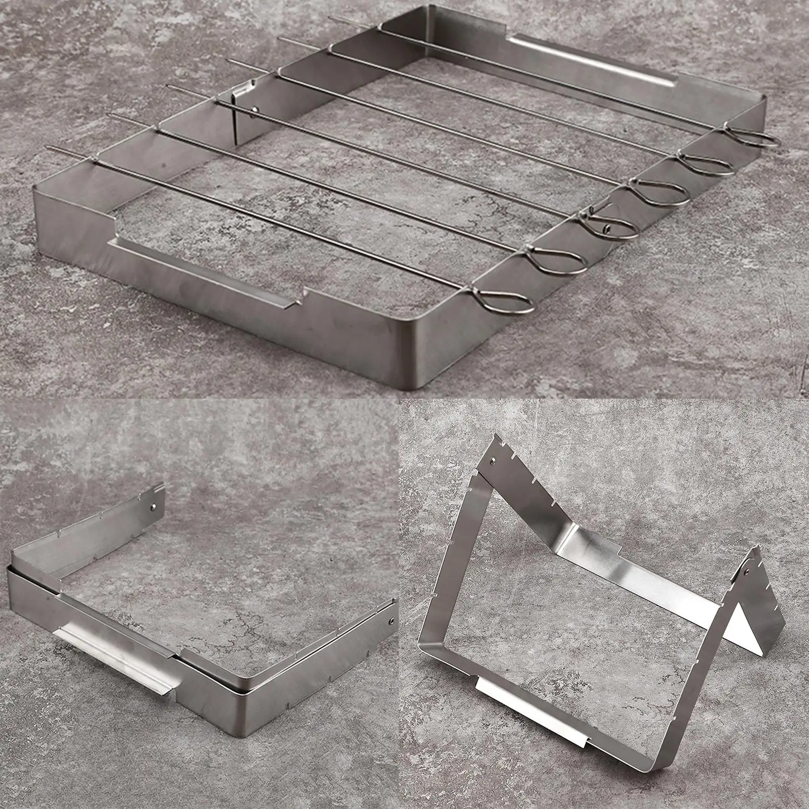 Уличная Складная стойка для барбекю из нержавеющей стали, кронштейн для барбекю, гриль со шпажком, подставка для жарки, аксессуары для приго...
Уличная Складная стойка для барбекю из нержавеющей стали, кронштейн для барбекю, гриль со шпажком, подставка для жарки, аксессуары для приго...