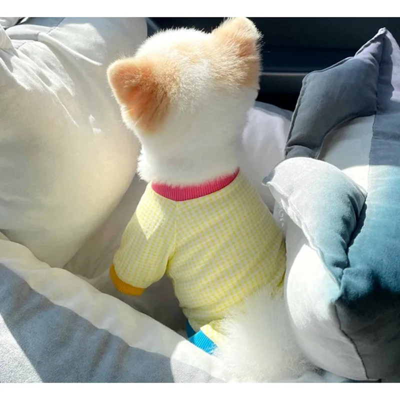 New Summer Pet Vest Clothes Vest Lattice Sling Grid Clothes For Pets Puppy Chihuahua Clothes For Small Medium Dogs
New Summer Pet Vest Clothes Vest Lattice Sling Grid Clothes For Pets Puppy Chihuahua Clothes For Small Medium Dogs