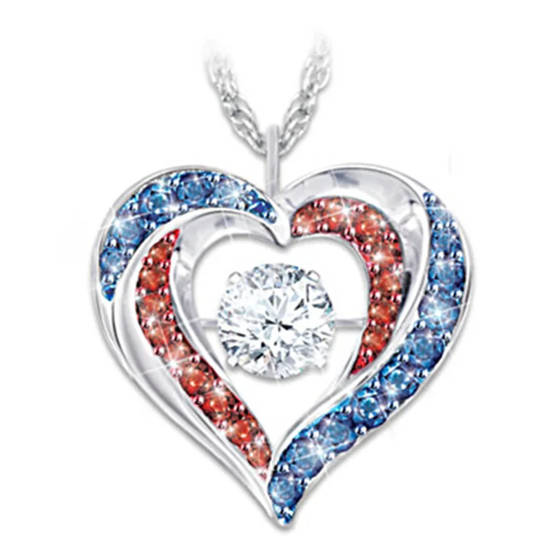 Birthday Clavicle Chain Gift Anniversary Jewelry Couples Matching Crystal Necklace Women Fancy Diamond Heart Pendant Collares
Birthday Clavicle Chain Gift Anniversary Jewelry Couples Matching Crystal Necklace Women Fancy Diamond Heart Pendant Collares