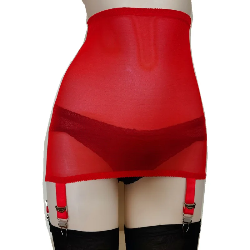 Sexy Women Vintage High Waist Garter Belt Mesh Suspender Belt 4 Straps Garter Belt
Sexy Women Vintage High Waist Garter Belt Mesh Suspender Belt 4 Straps Garter Belt