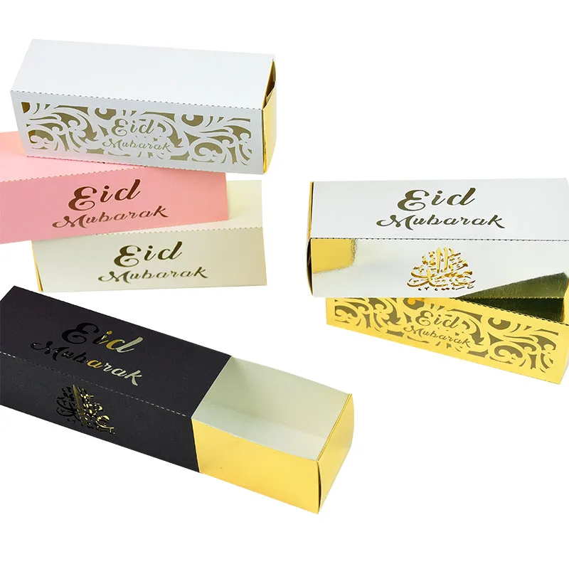 10pcs Black Eid Mubarak Boxes Ramadan Kareem Favors Gift Box Candy Boxes Happy Eid Decorations for Home Islamic Muslim Festival
10pcs Black Eid Mubarak Boxes Ramadan Kareem Favors Gift Box Candy Boxes Happy Eid Decorations for Home Islamic Muslim Festival